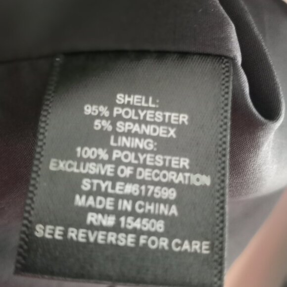 'COLLEEN LOPEZ' Poly Velvet embroidered Jacket Size M Lined EUC - Picture 13 of 16